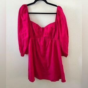 Reformation Farley Babydoll Dress